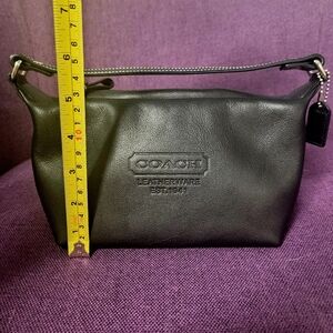 Coach Black Leather Mini Bag